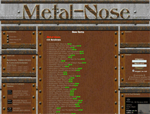 Tablet Screenshot of metal-nose.org